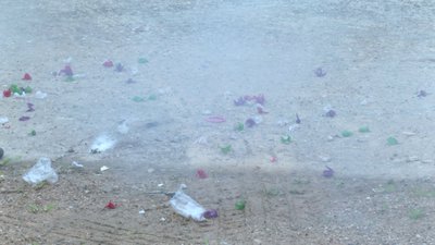 #18389 FIRECRACKERS Mixed firecrackers B of 5pcs (Flash with blasting pearl,Explosion sound,Gold spinner with spark,Party poppers with paper tape,Candy firecrackers with blasting pearl)