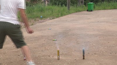 #23706 Дым Фонтан пиротехнический