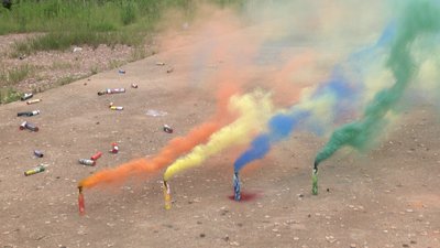 #23708 烟雾 喷泉