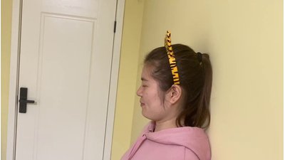 #25839 Halloween Hair Band with Animal Print