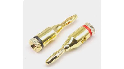#26748 Gold plated speaker connectors
