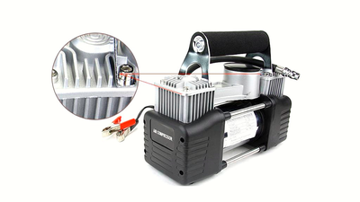 #27051 220V household AC electric air pump double-cylinder car air pump bubble column
