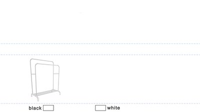#27070 Clothes drying rack single-pole floor-standing (110х145сm) white