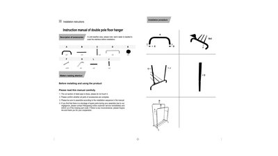 #27070 i0101/white Clothes drying rack single-pole floor-standing (110х145сm) white