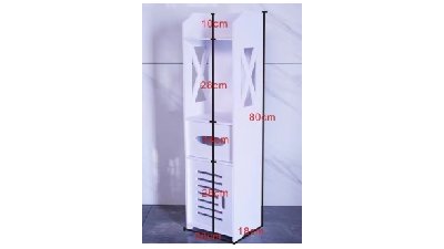 #27079 bathroom corner storage cabinet