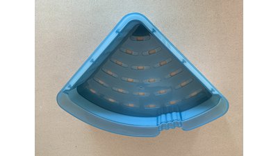 #27104 Tripod rack for toilet  ( blue/gray)