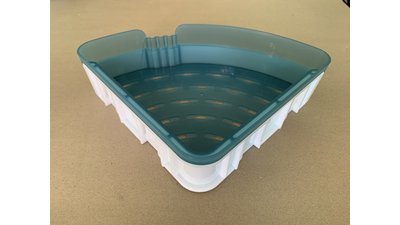 #27104 Tripod rack for toilet  ( blue/gray)