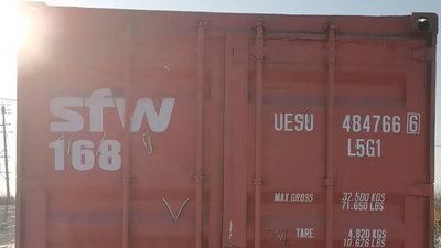#27288 SFW168, 45 HQ container number: UESU4847666