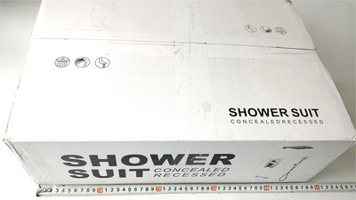 #27346 Recessed Bathroom Shower Head Set