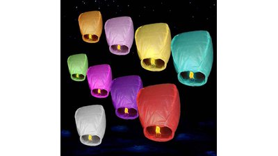 #8316 Cylinder sky lantern