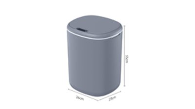 #28676 Smart trash can 20L, grey