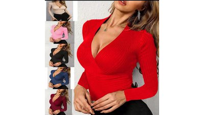 #28680 The women's knitted sweater -2