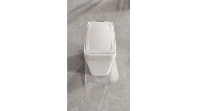 #28698 nduction garbage bin white LJT-701