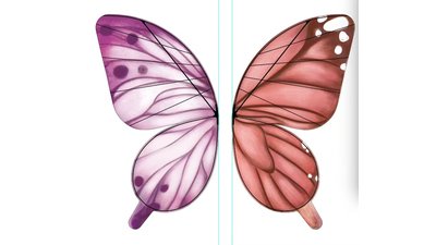 #28926 Remote Control Butterfly Red