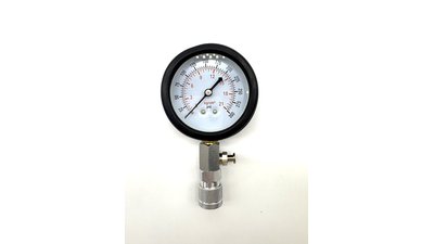 #29233 Extended stem cylinder pressure gauge