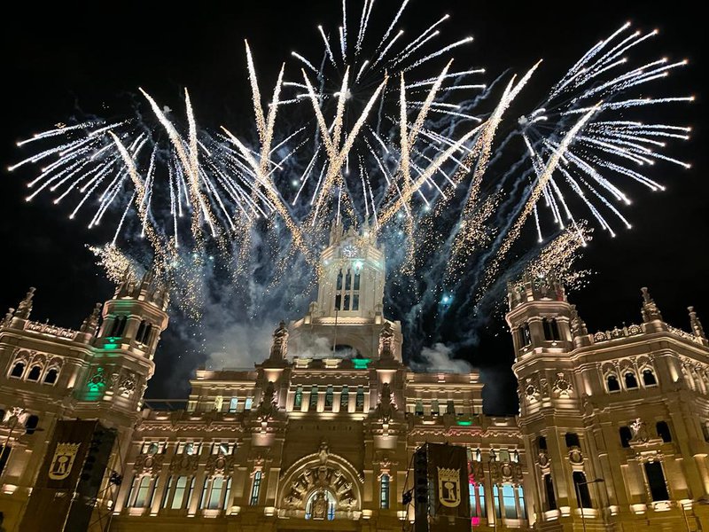 National Day Of Spain Fireworks