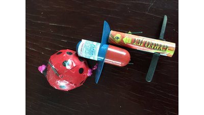 #18272 Flight mixed 4 (Beatles,Two color space ship,Fighter plane)