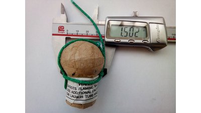 #8351 Festival shells 1.5" 6 balls