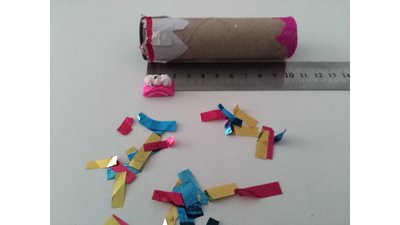 #17135 Popper toys with surprise (Small cylinder)