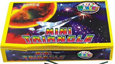 #13884 Pistons effect: bang   mini triangle crackers
