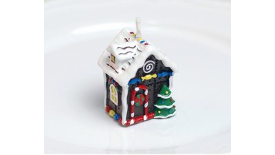 #14472 Christmas House Candle