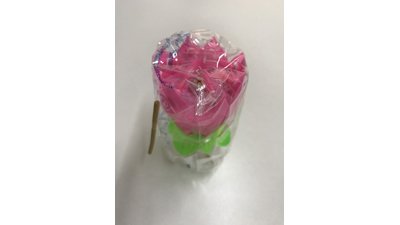 #18400 Cake fountain with candle for birthday