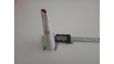 #17119 Popper toys with long color ribbon (Cone)